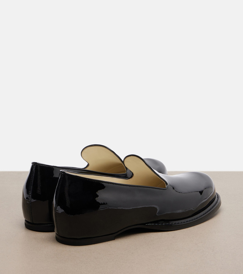 PHOEBE PHILO Patent leather slip-on shoes outlook