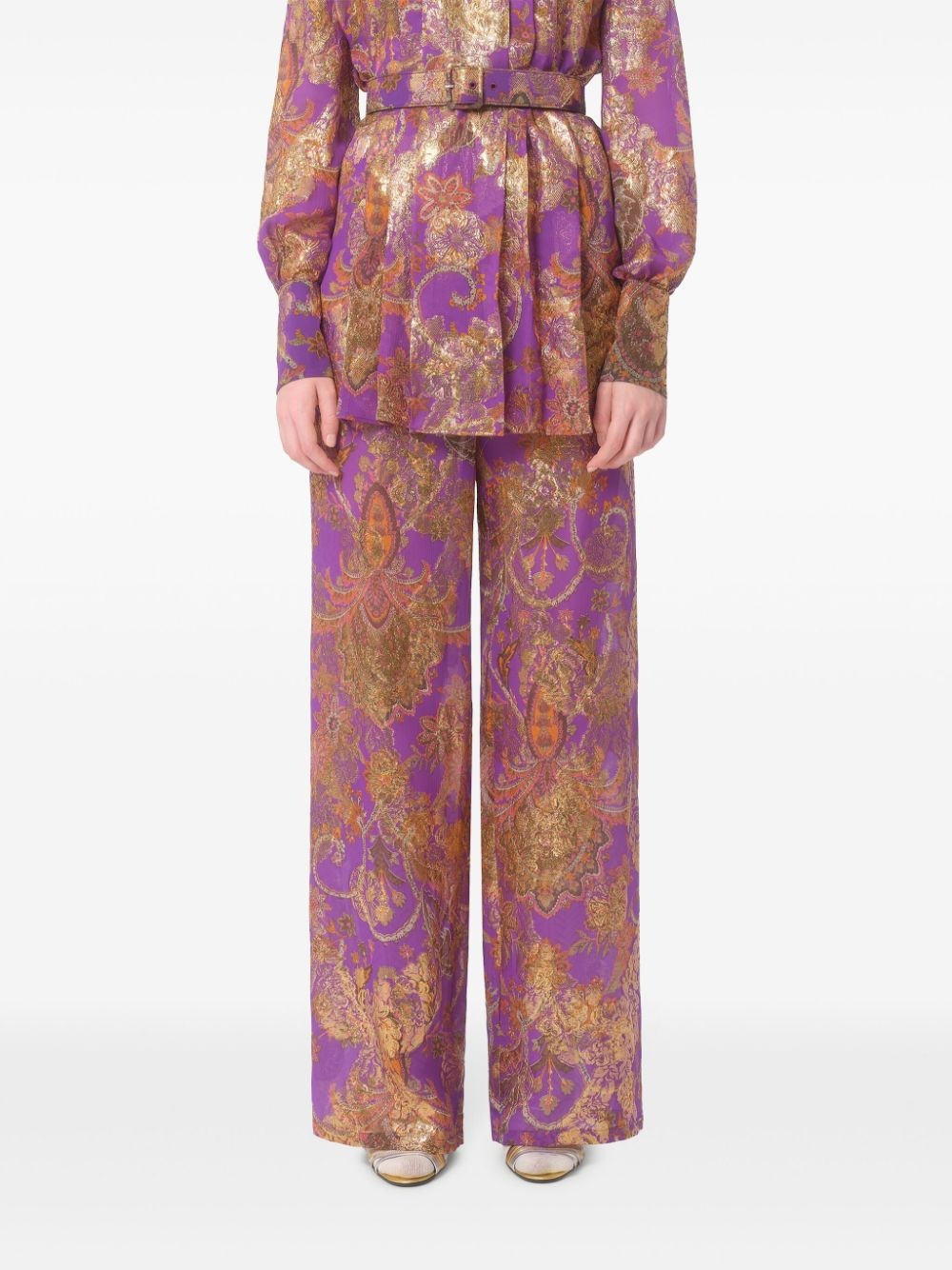 Apres L'Hiver fil-coupe trousers - 3