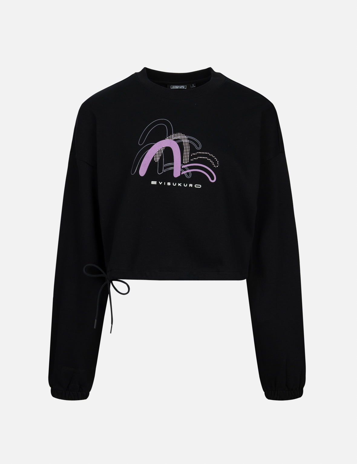 Multiple Seagull Print Loose Fit Sweatshirt - 1