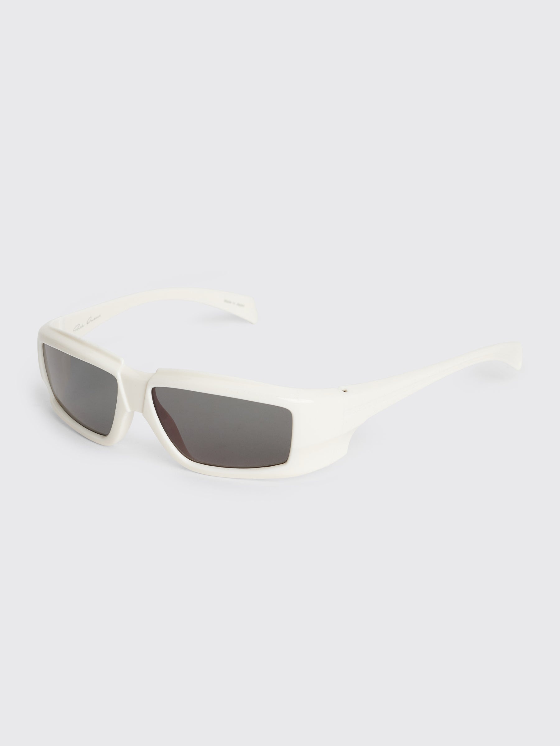 RICK OWENS SUNGLASSES CREAM / BLACK - 3