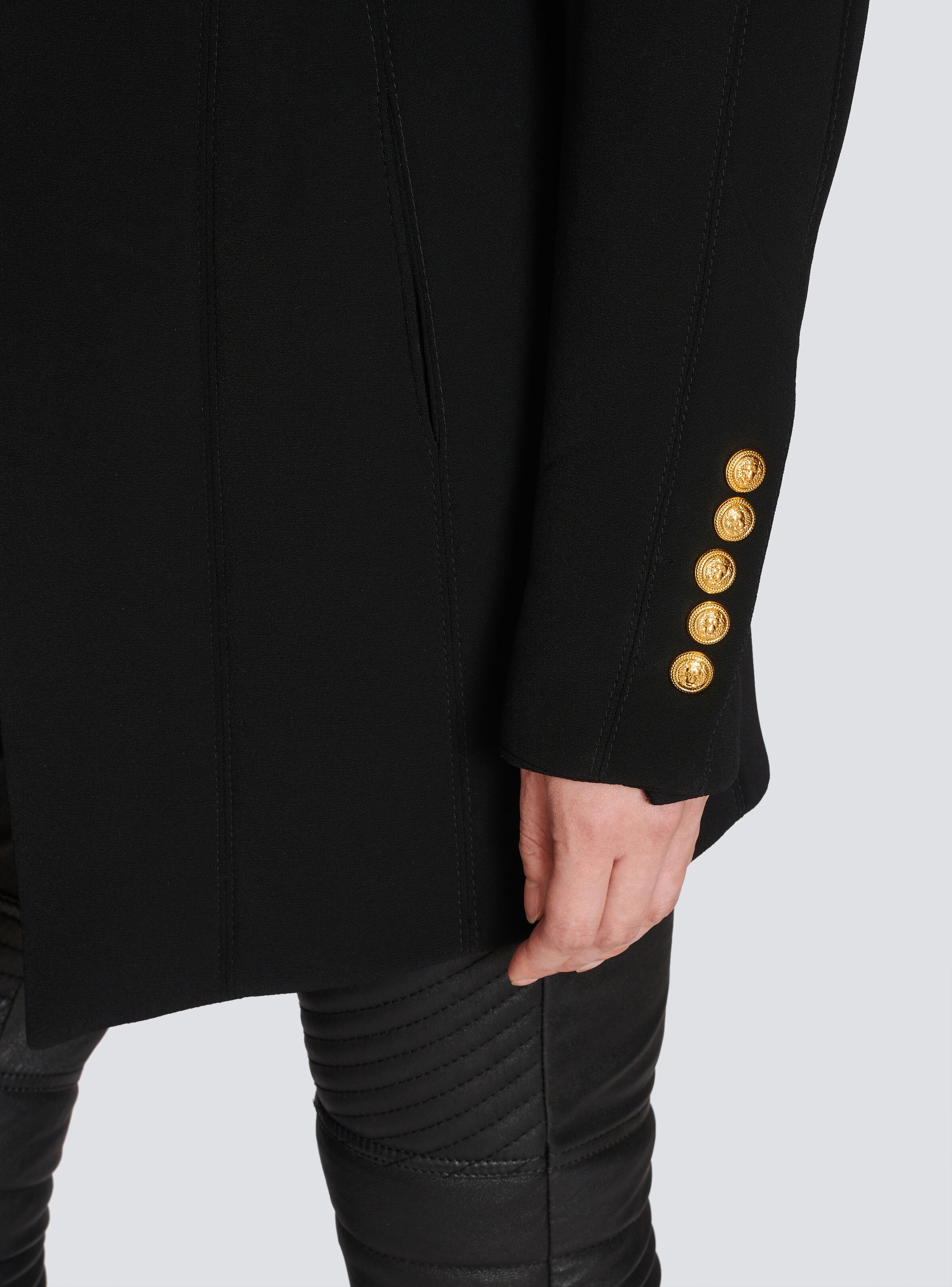 Long wool blazer - 8