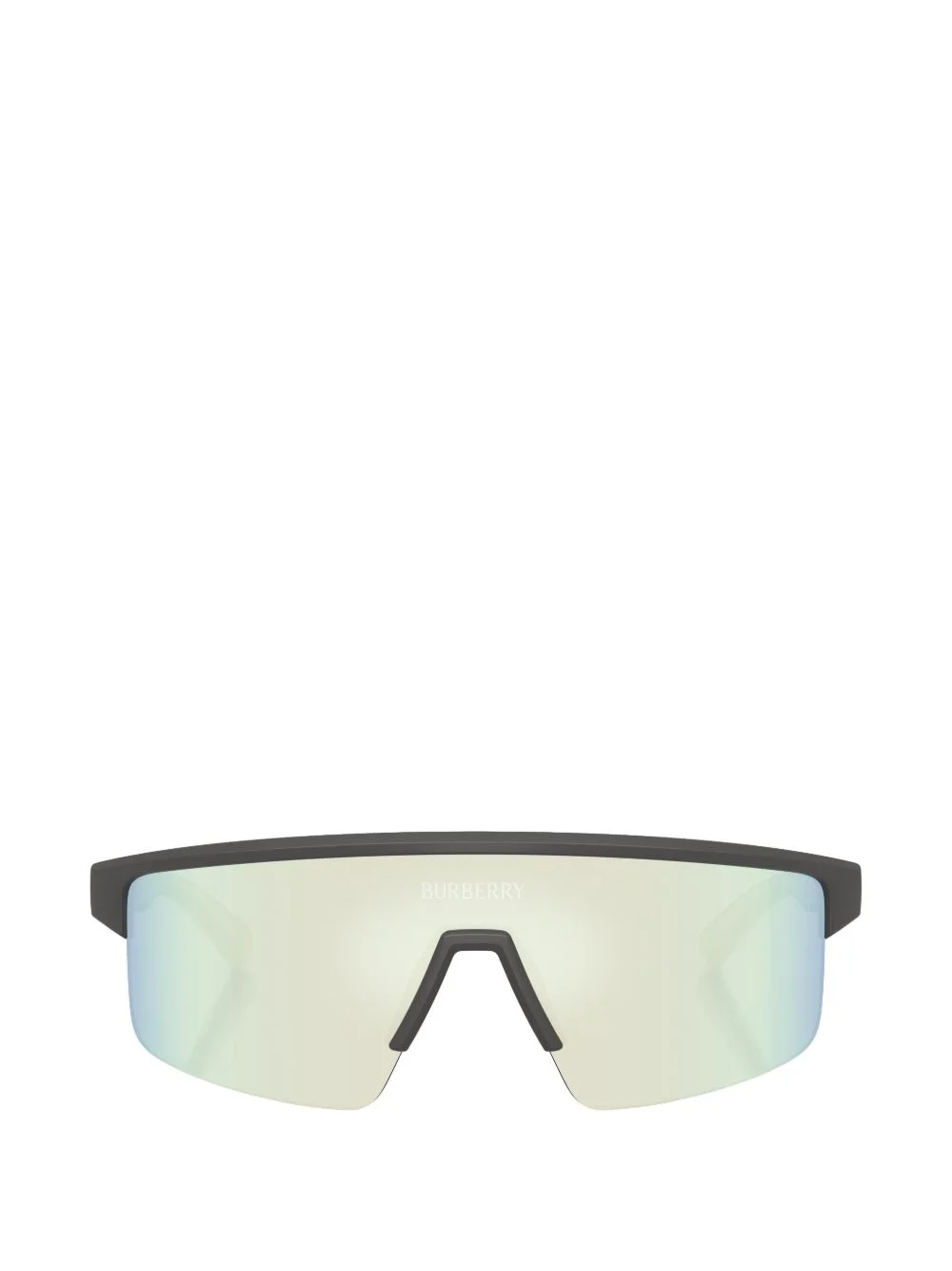 check-print rectangle-frame sunglasses - 1