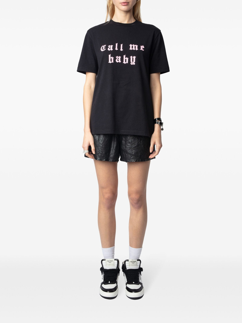 Slogan-print T-shirt 5