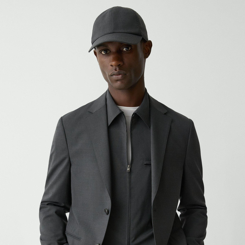 Theory Baseball Cap in Motion Wool outlook