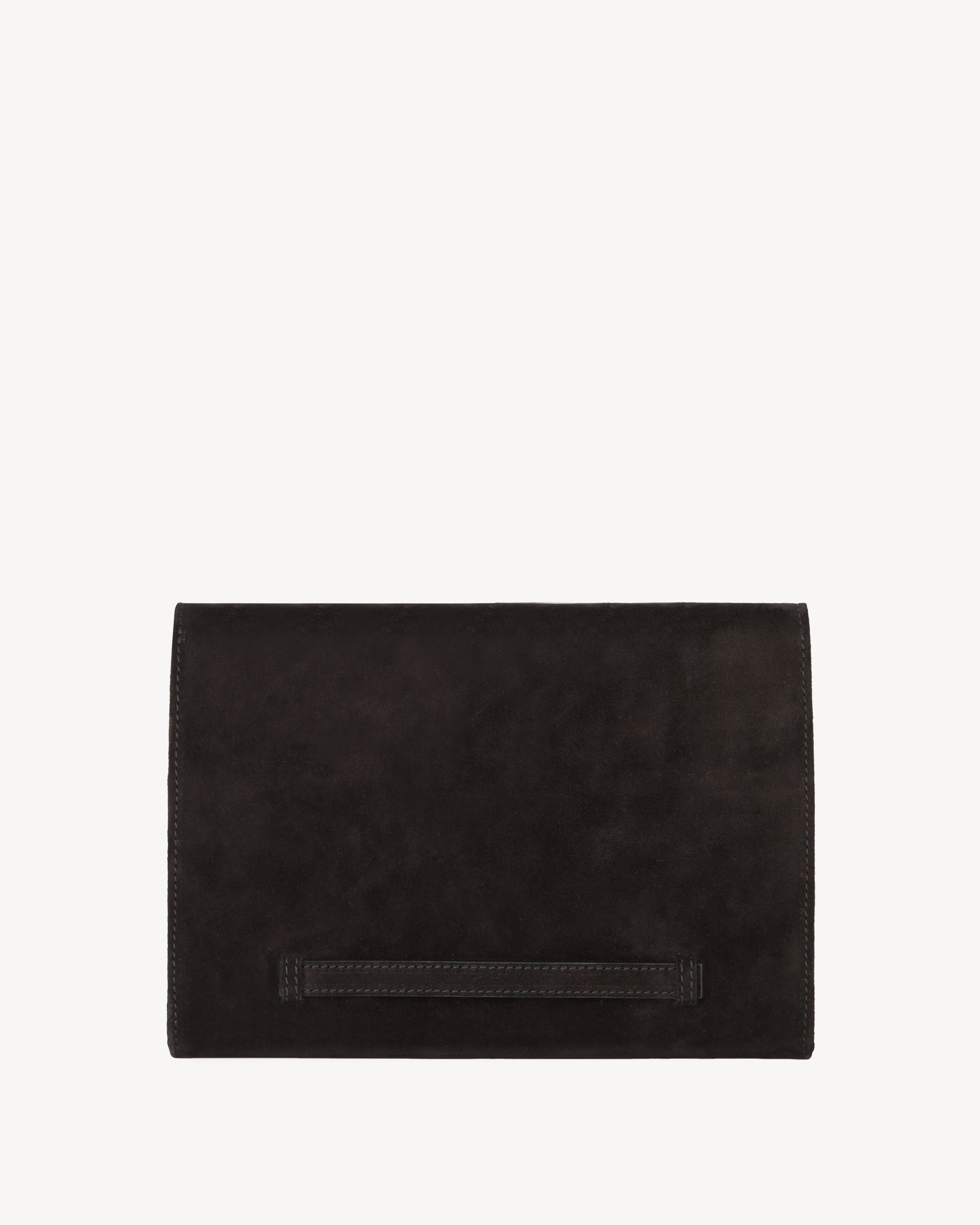 LE AGNES SUEDE CLUTCH - 5