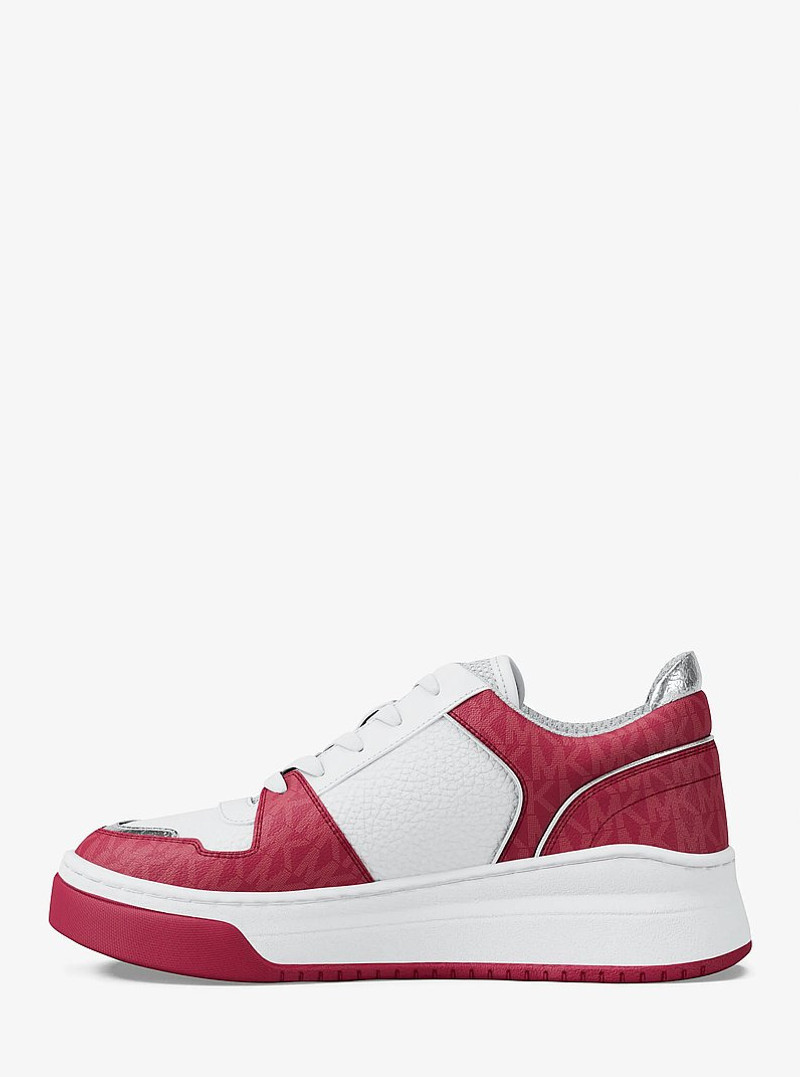 Lexi Mixed-Media Sneaker 3