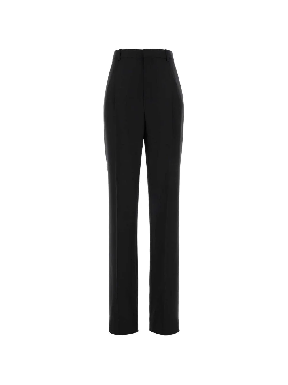 pressed-crease wool trousers - 1