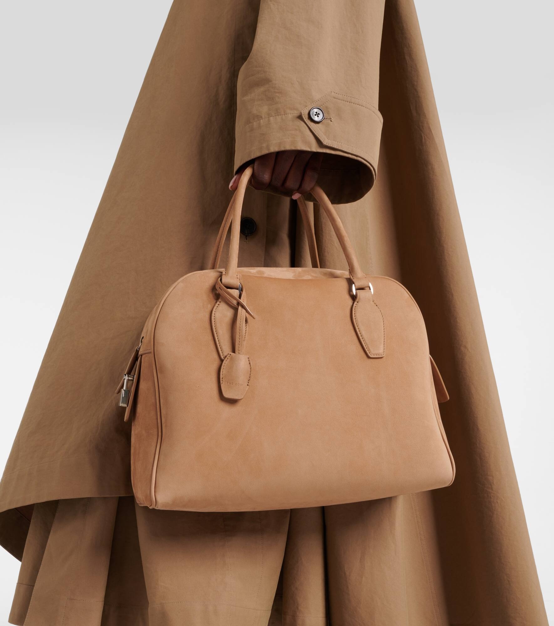 India 12.00 suede tote bag - 2
