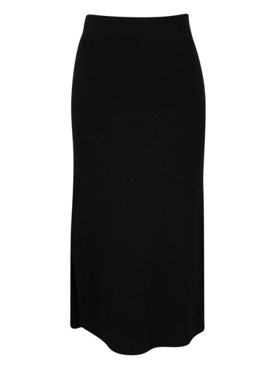 Brunello Cucinelli ribbed straight skirt outlook