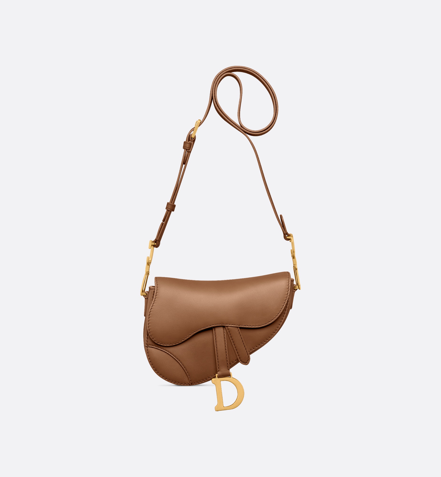 ★TOUT Y EST★ Pia Saddle Shoulder Bag Camel 09N1210DLC Dior Mini Soft Saddle Bag with Strap | REVERSIBLE