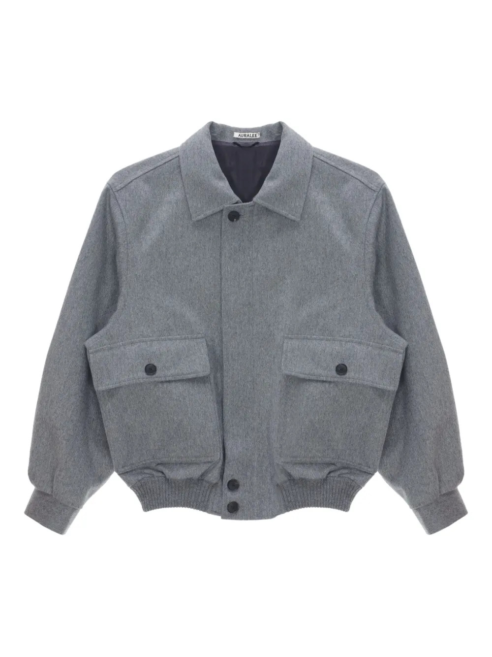 AURALEE - Men Cashmere Moleskin Zip Blouson Jacket - 4