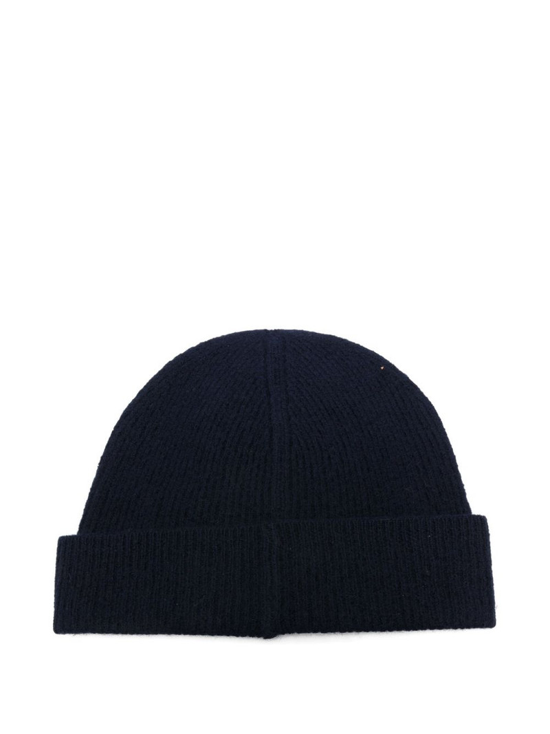 A.P.C. embroidered-logo beanie outlook