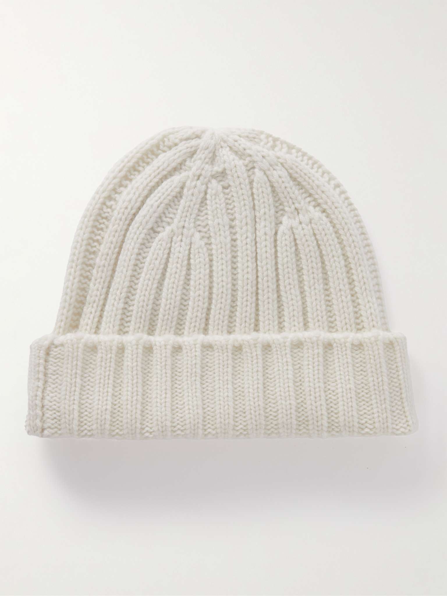 Ribbed Wool Beanie - 1