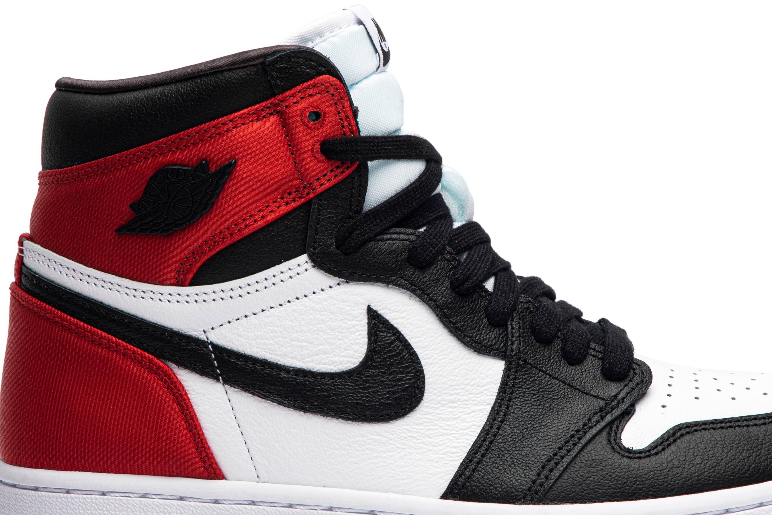 Wmns Air Jordan 1 Retro High 'Satin Black Toe' - 2