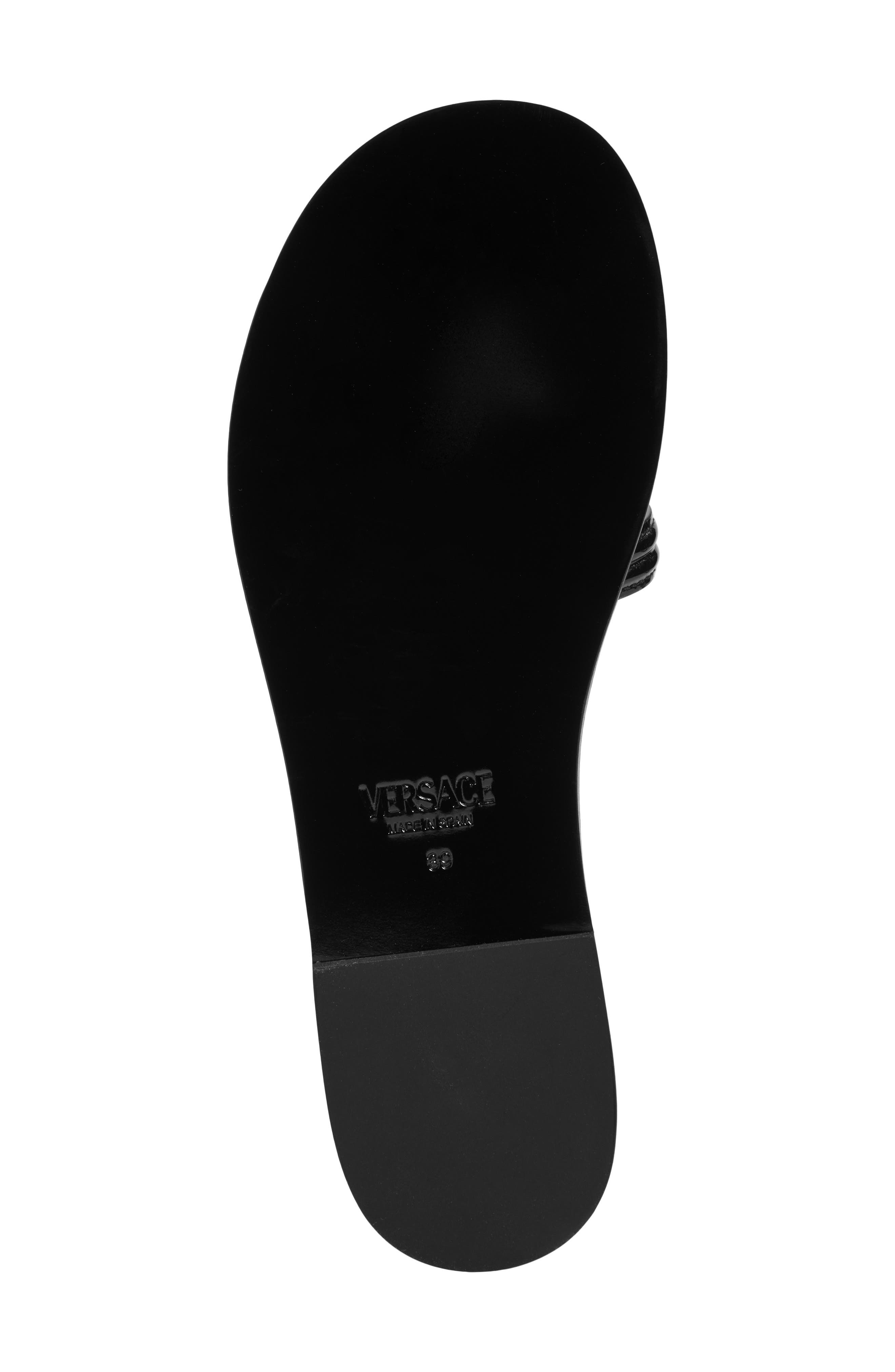 Versace Medusa '95 Slide Sandal in Black at Nordstrom - 6