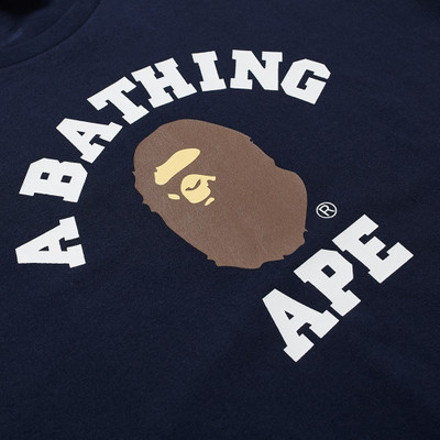 A BATHING APE® A Bathing Ape College Tee outlook