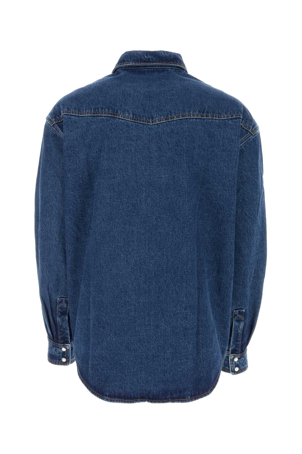 Palm Angels Men Denim Shirt - 2