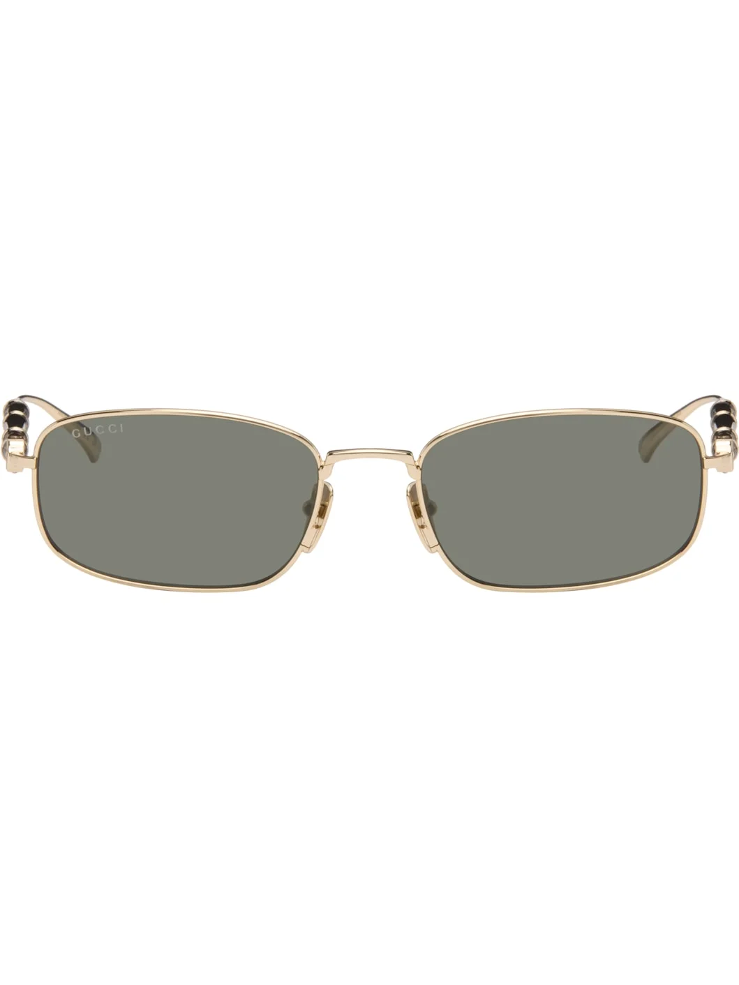 Gold Square Frame Sunglasses - 1