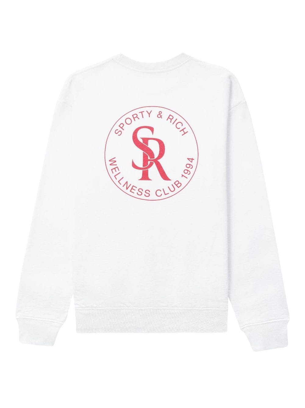 logo-patch cotton sweatshirt - 2