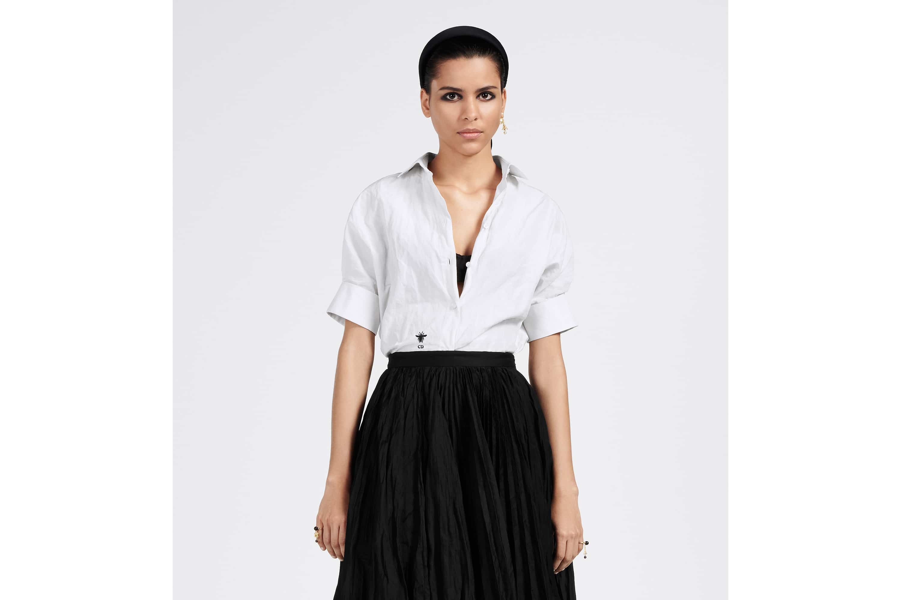 Blouse with Puff Sleeves - 4
