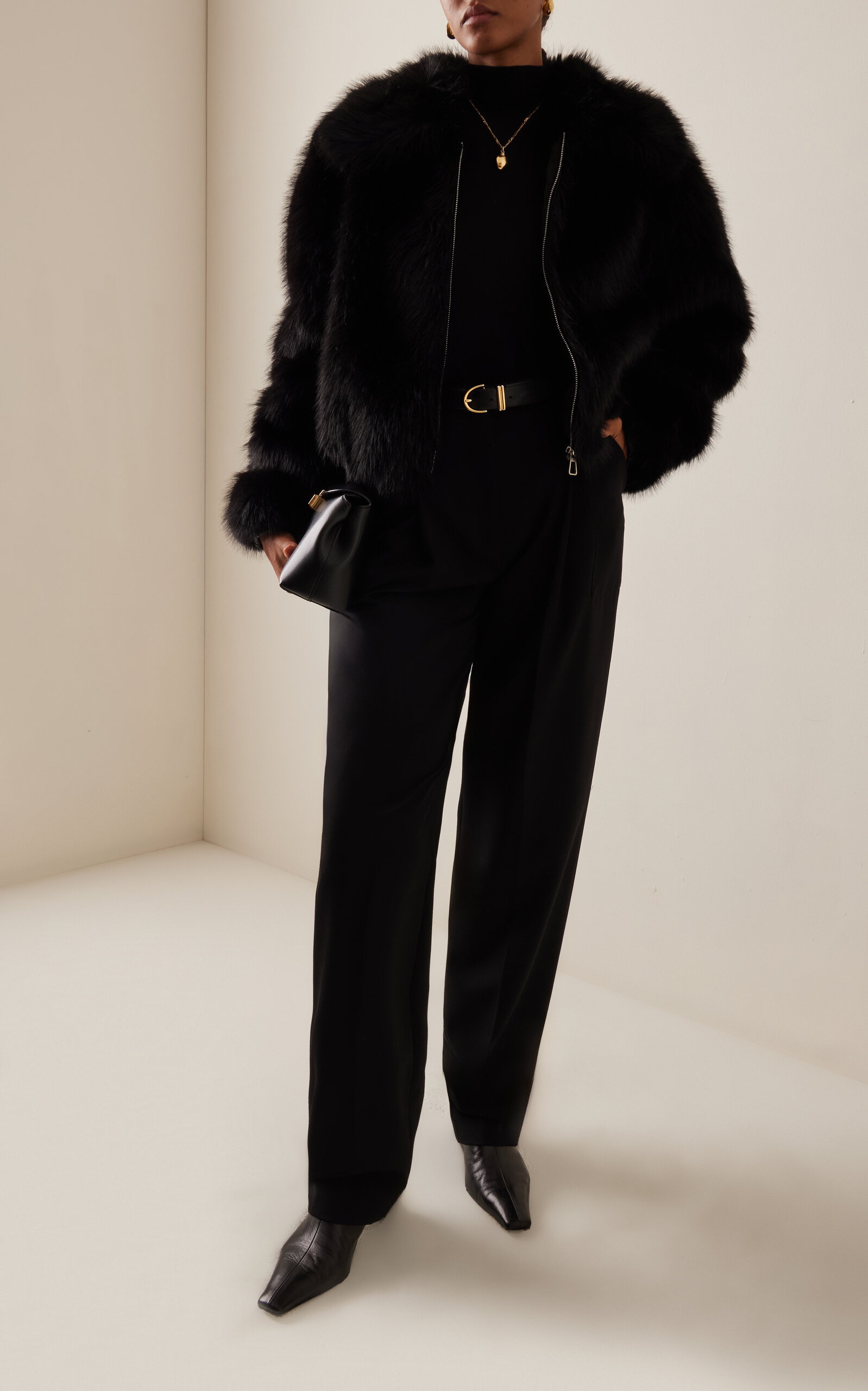 Hope Faux Fur Jacket black - 2