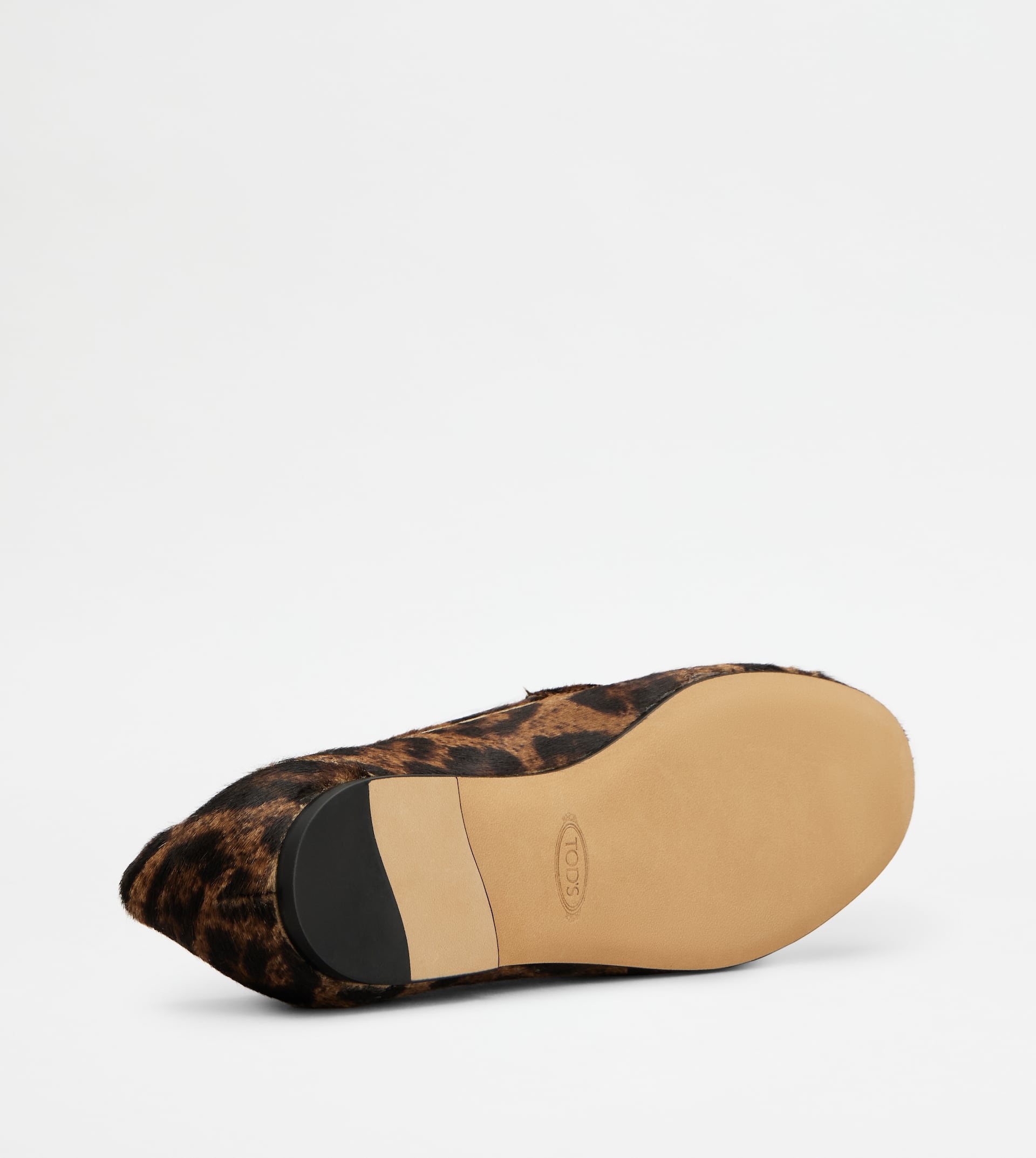 LOAFERS IN PONY EFFECT LEATHER - BROWN, BLACK - 4