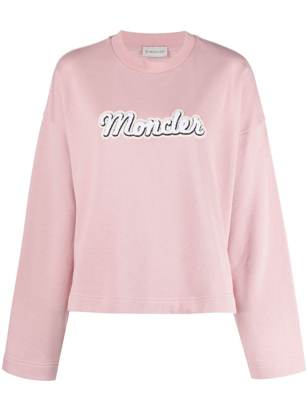 logo-print long-sleeve T-shirt - 1