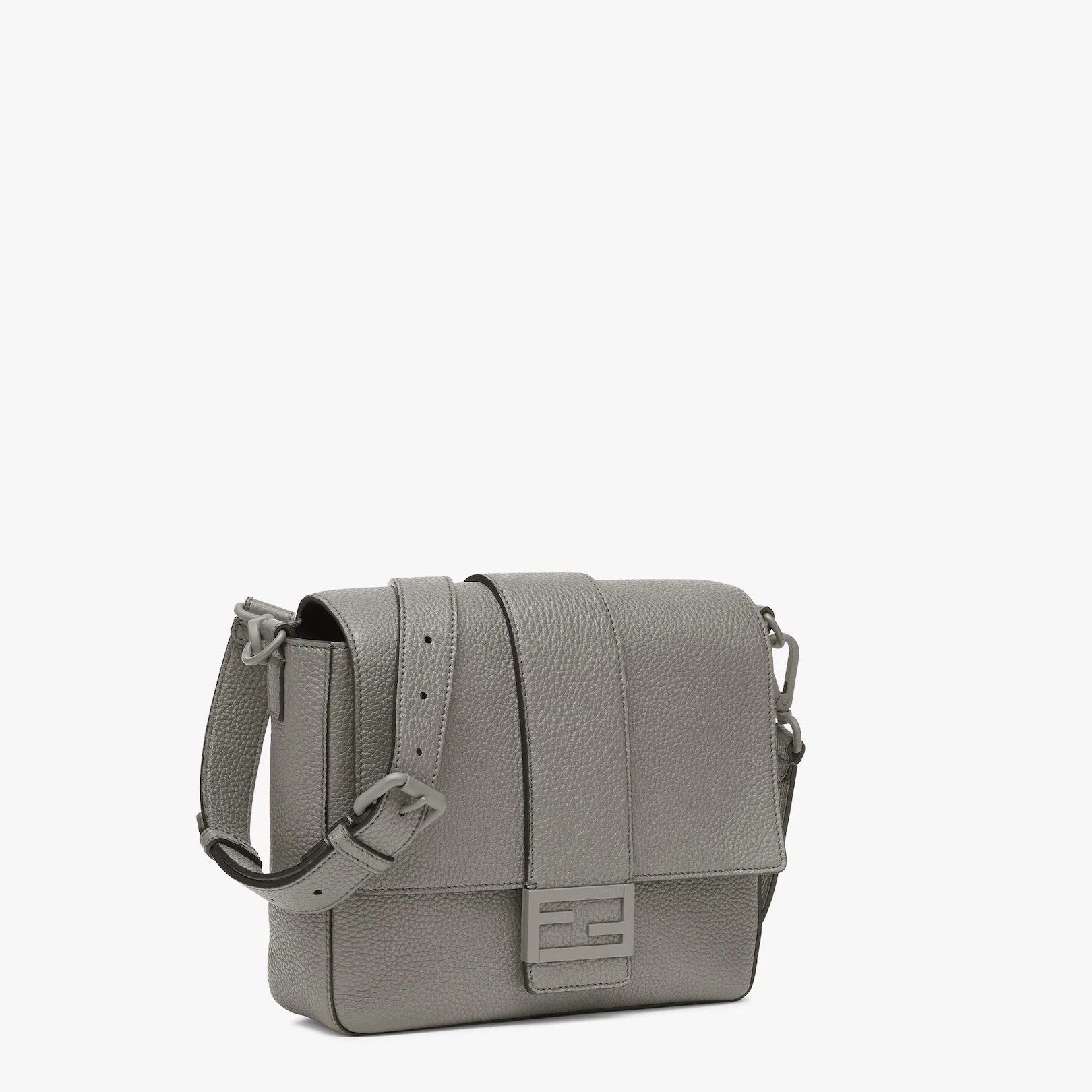 Light gray leather bag - 2