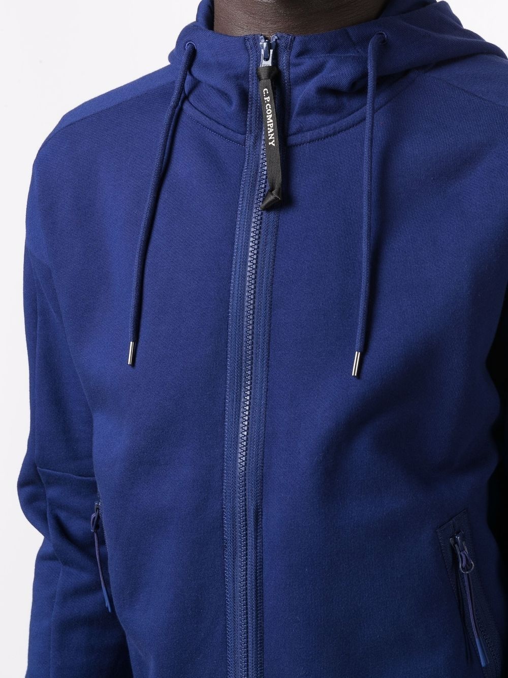 zipped drawstring hoodie - 5