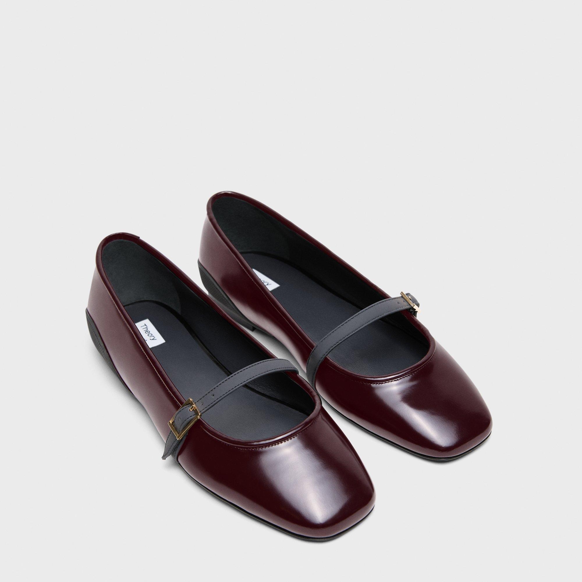 Leather Ballerina Flat - 5