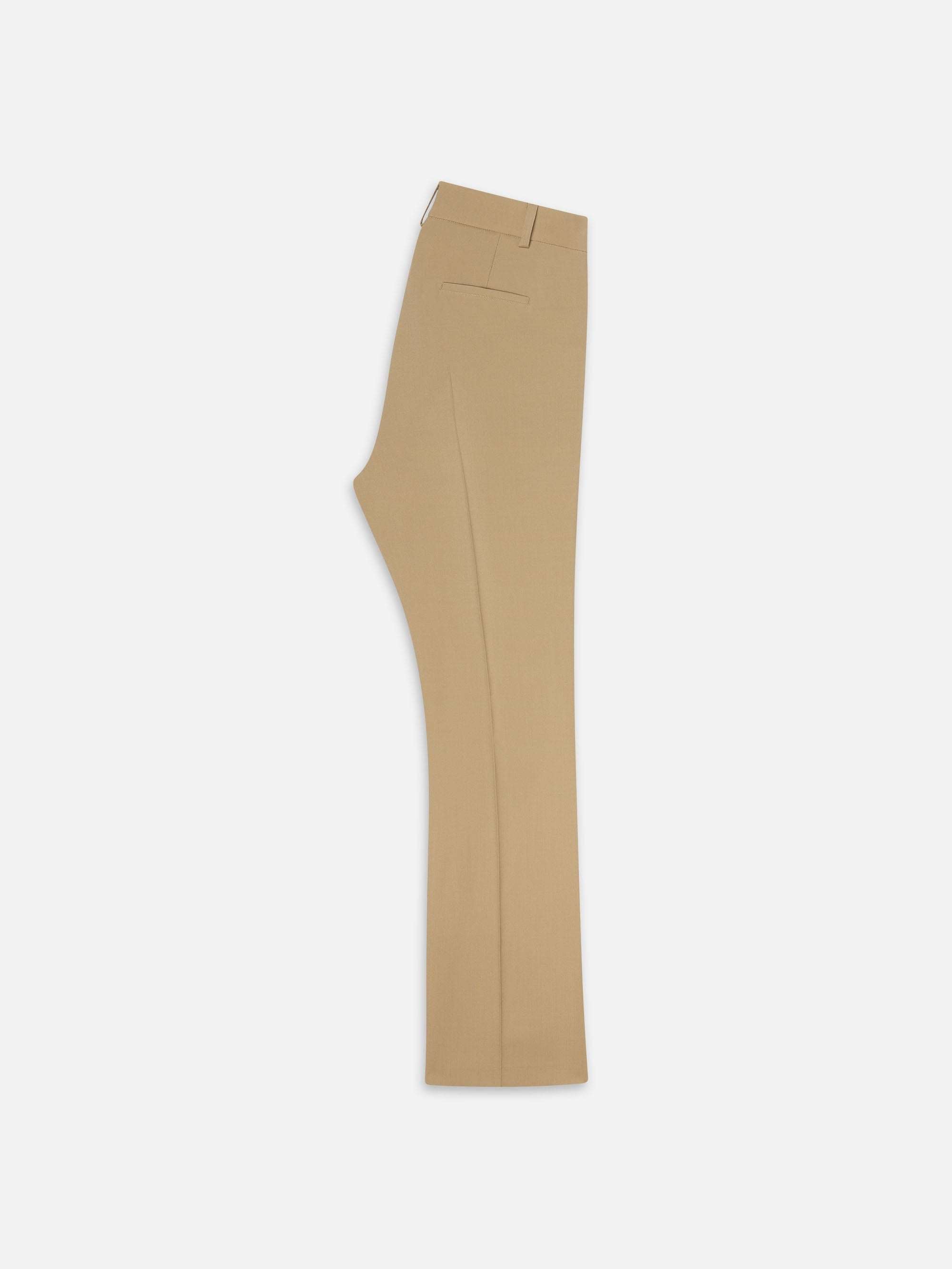 Wide Leg Trousers in Dark Tan - 4