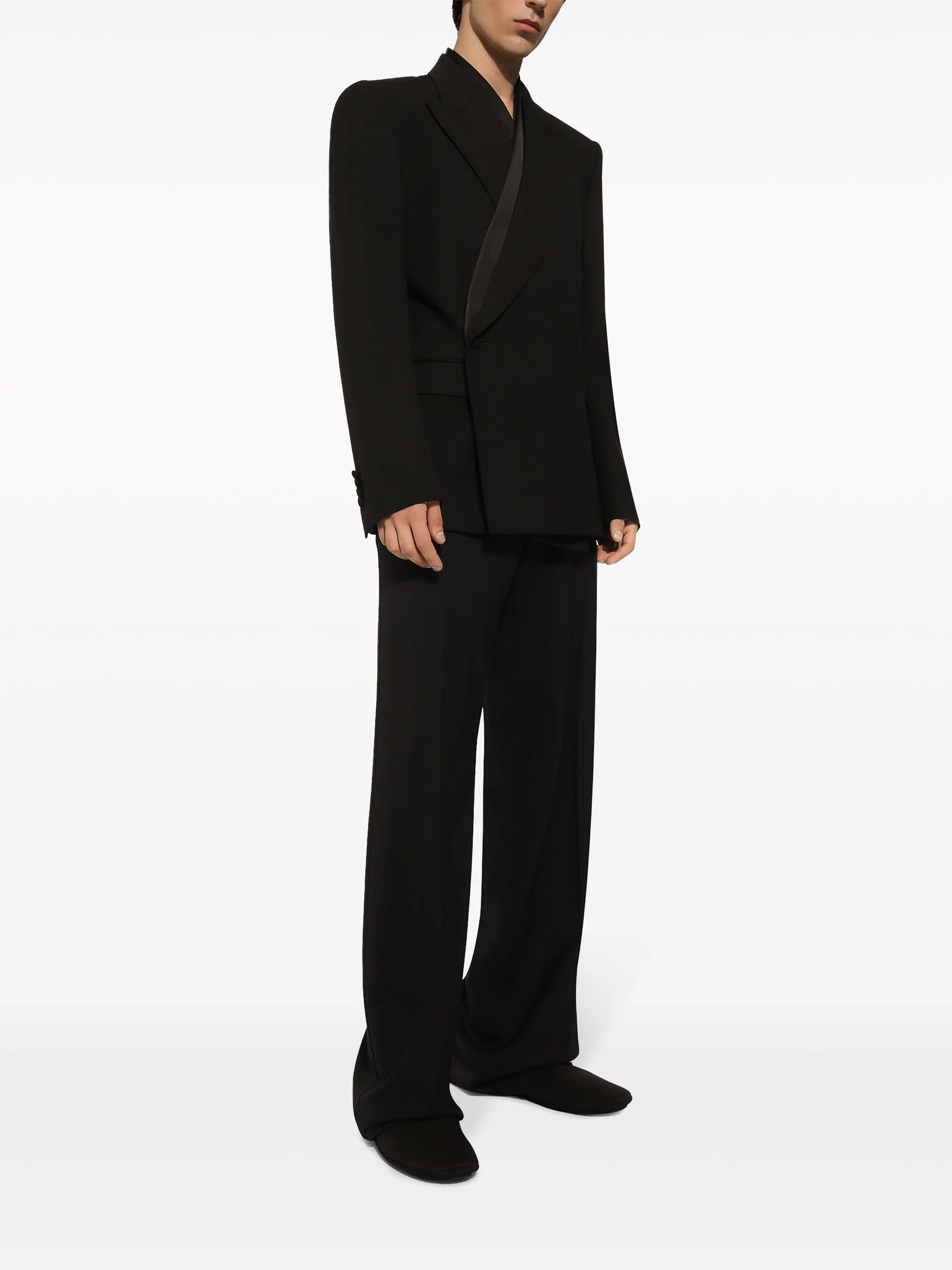 STRAIGHT-LEG WOOL TROUSERS - 2