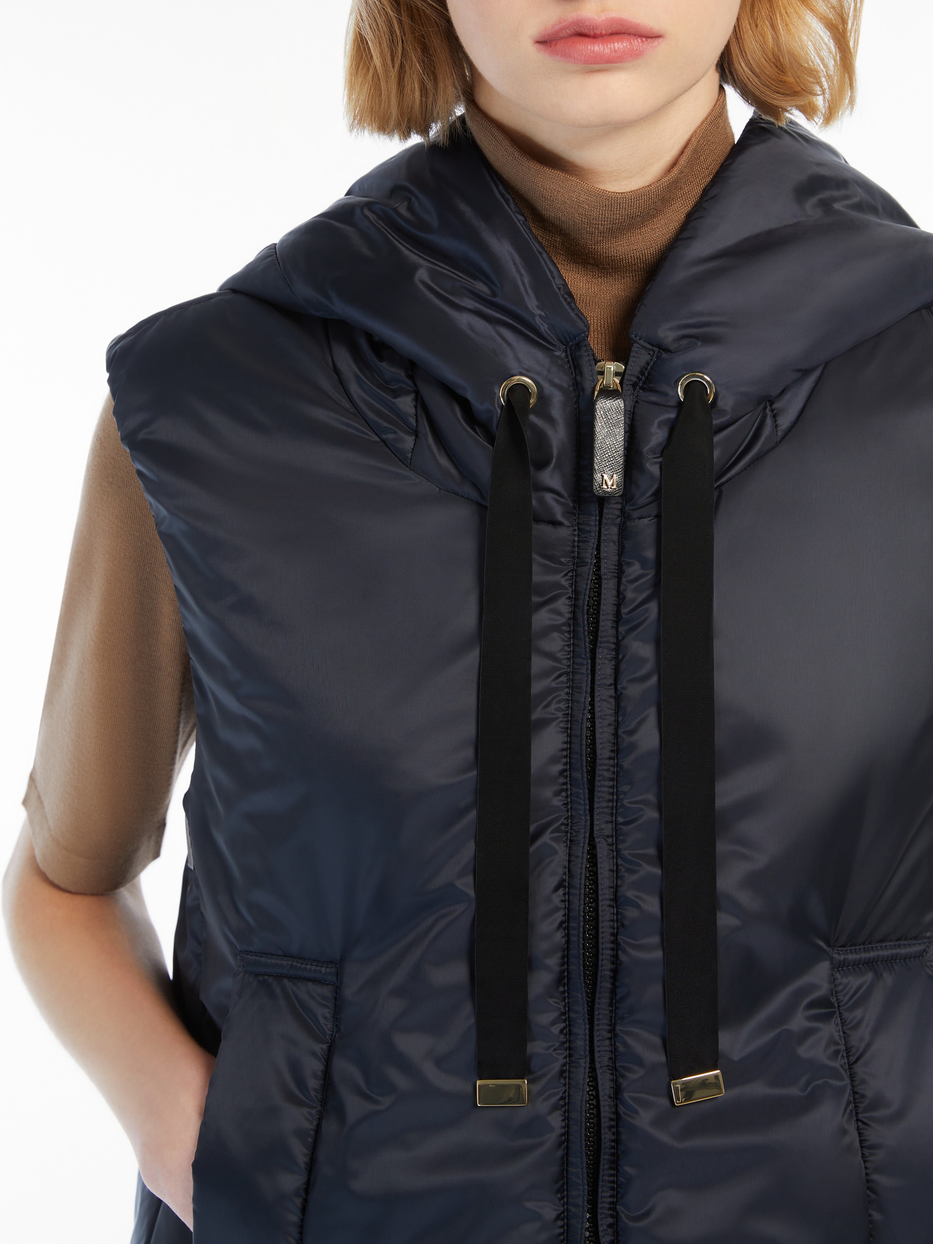 GREENGO Water-repellent technical canvas gilet - 5