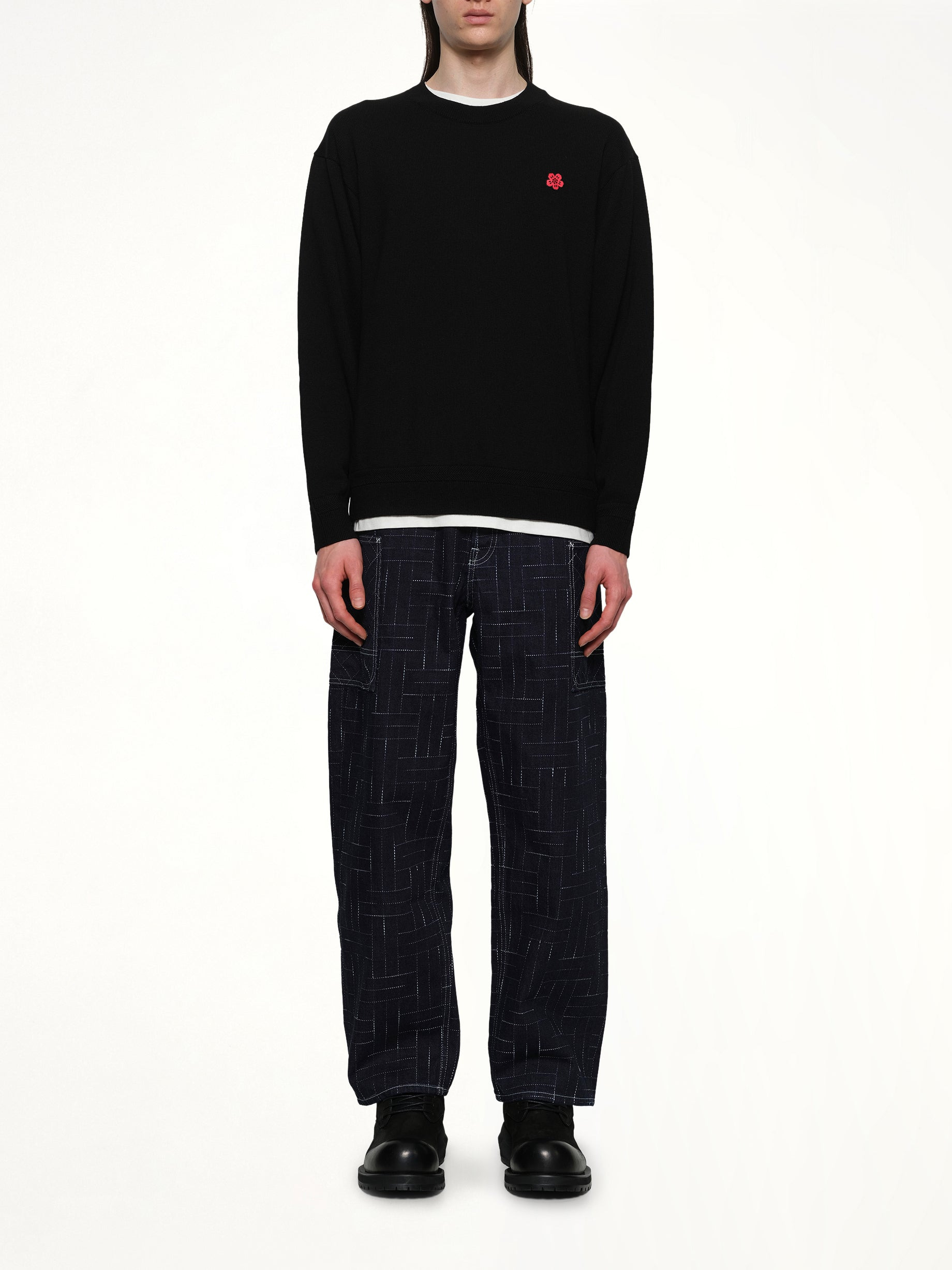 Rws Kenzo Boke Flower Jumper in Black - 7