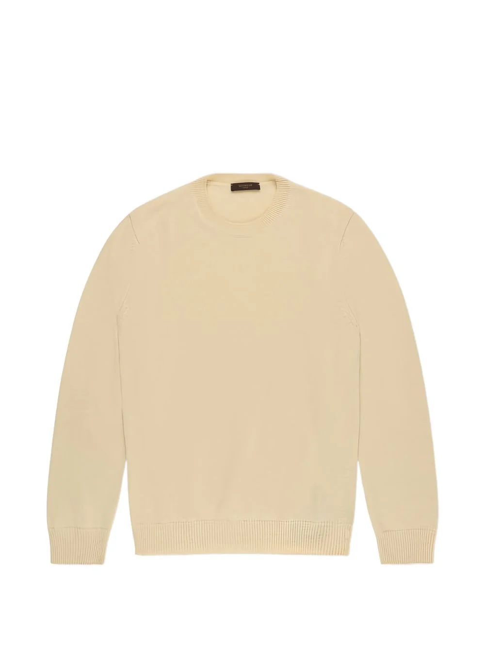 round neck wool jumper - 1