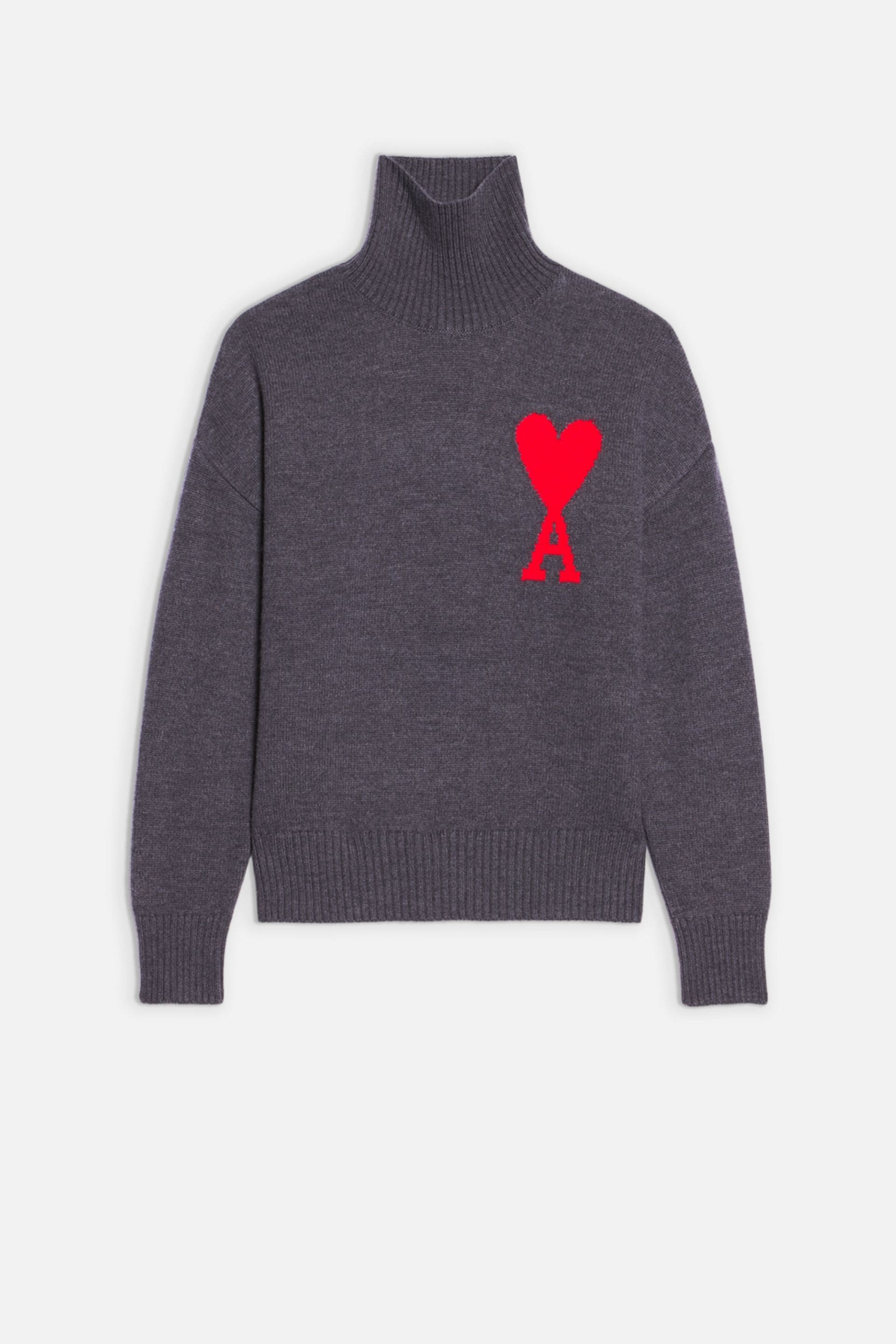 Ami De Coeur Funnel Neck Sweater - 1