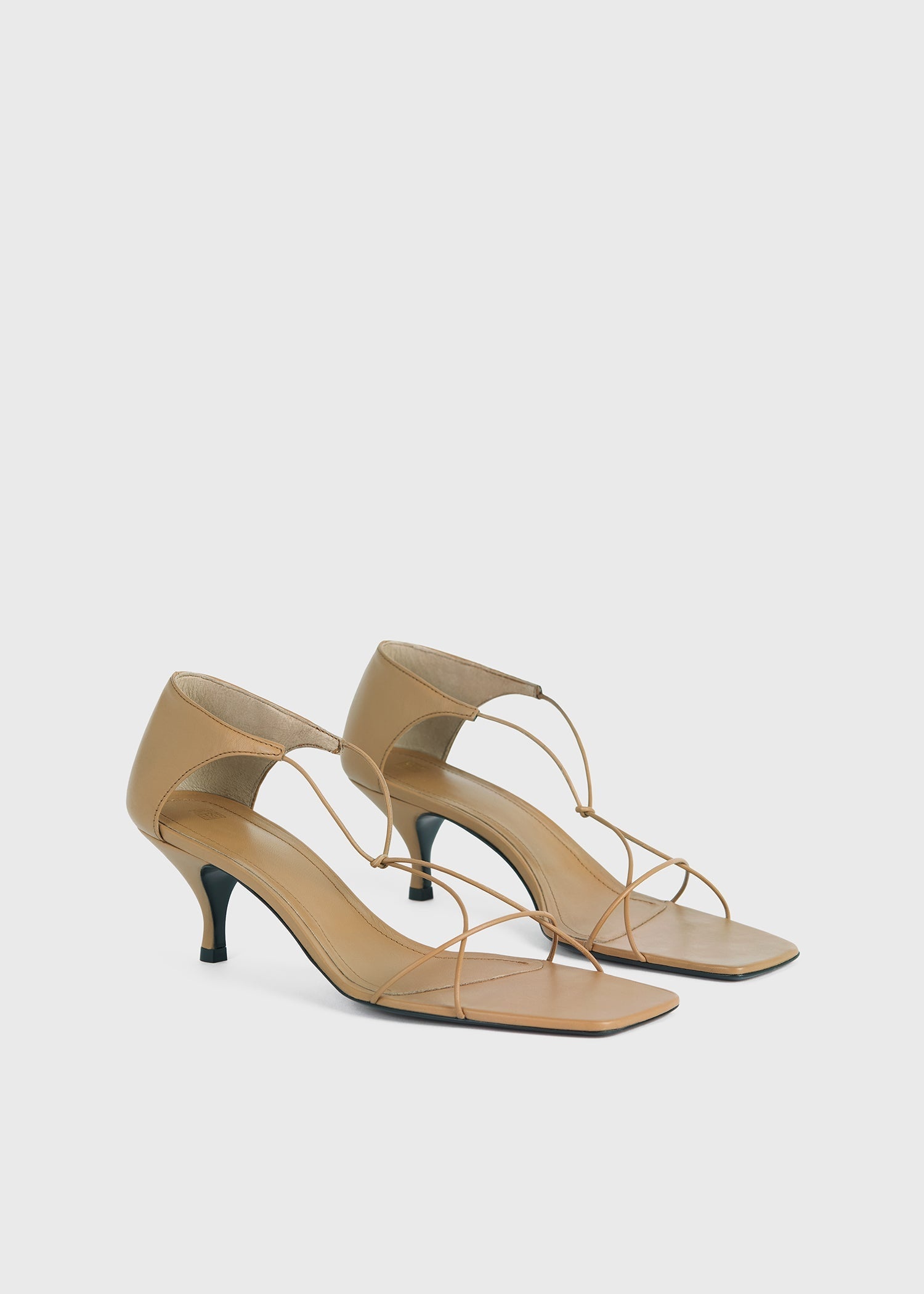 The Leather Knot Sandal caramel - 7