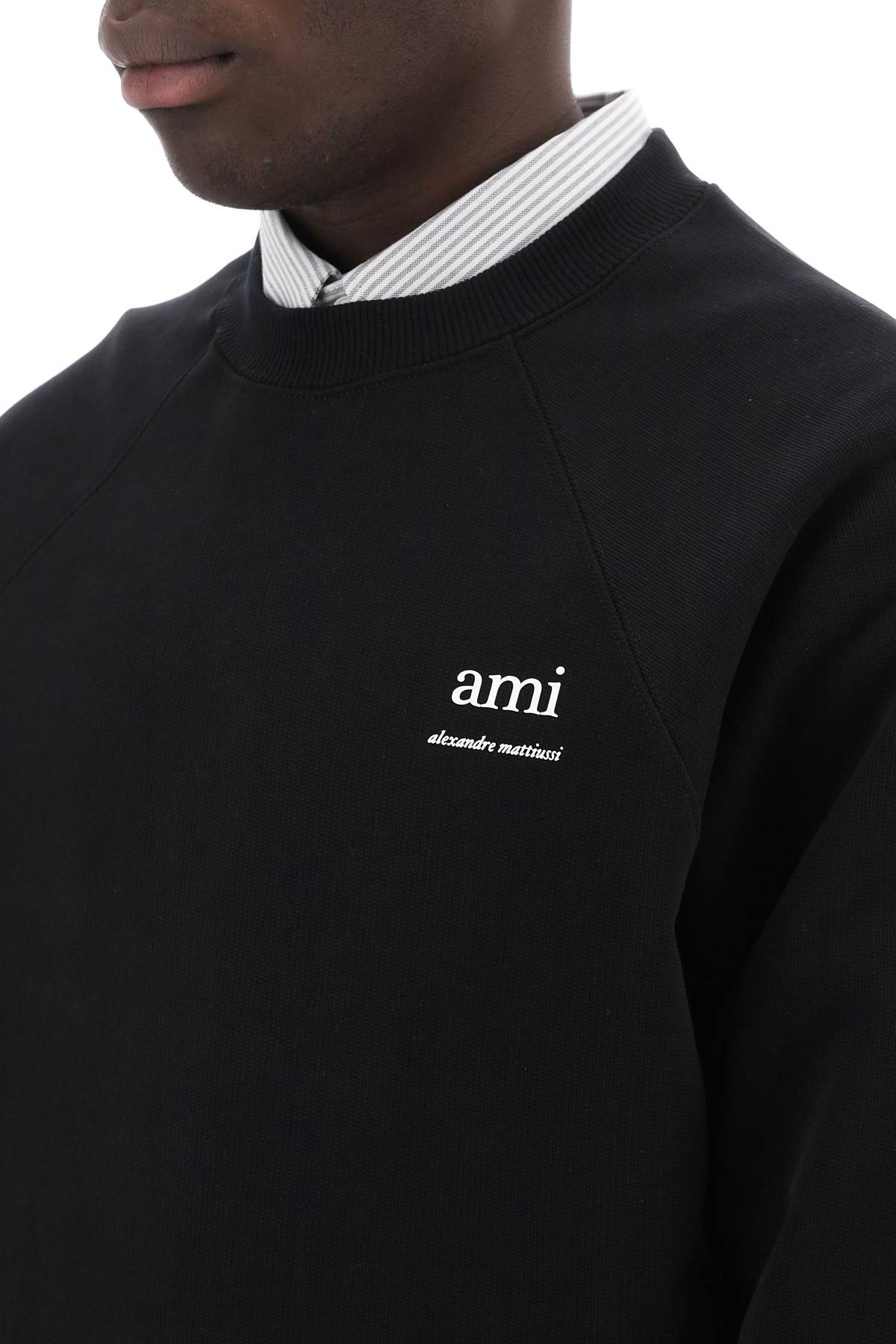AMI Paris Felpa Girocollo In Cotone Organico | wananluxury