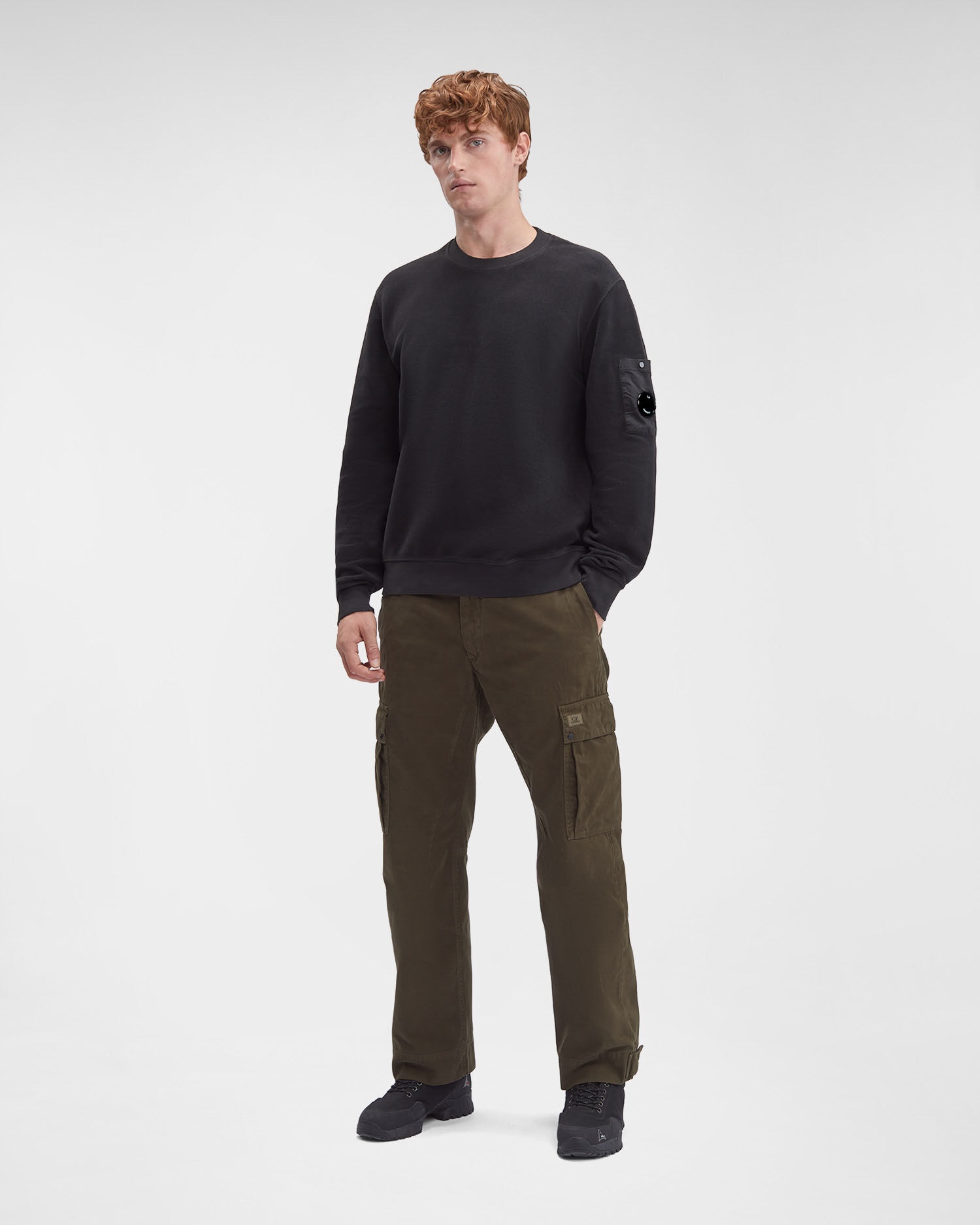 Reverse Brushed & Emerized Diag. Fleece Sweatshirt - 6
