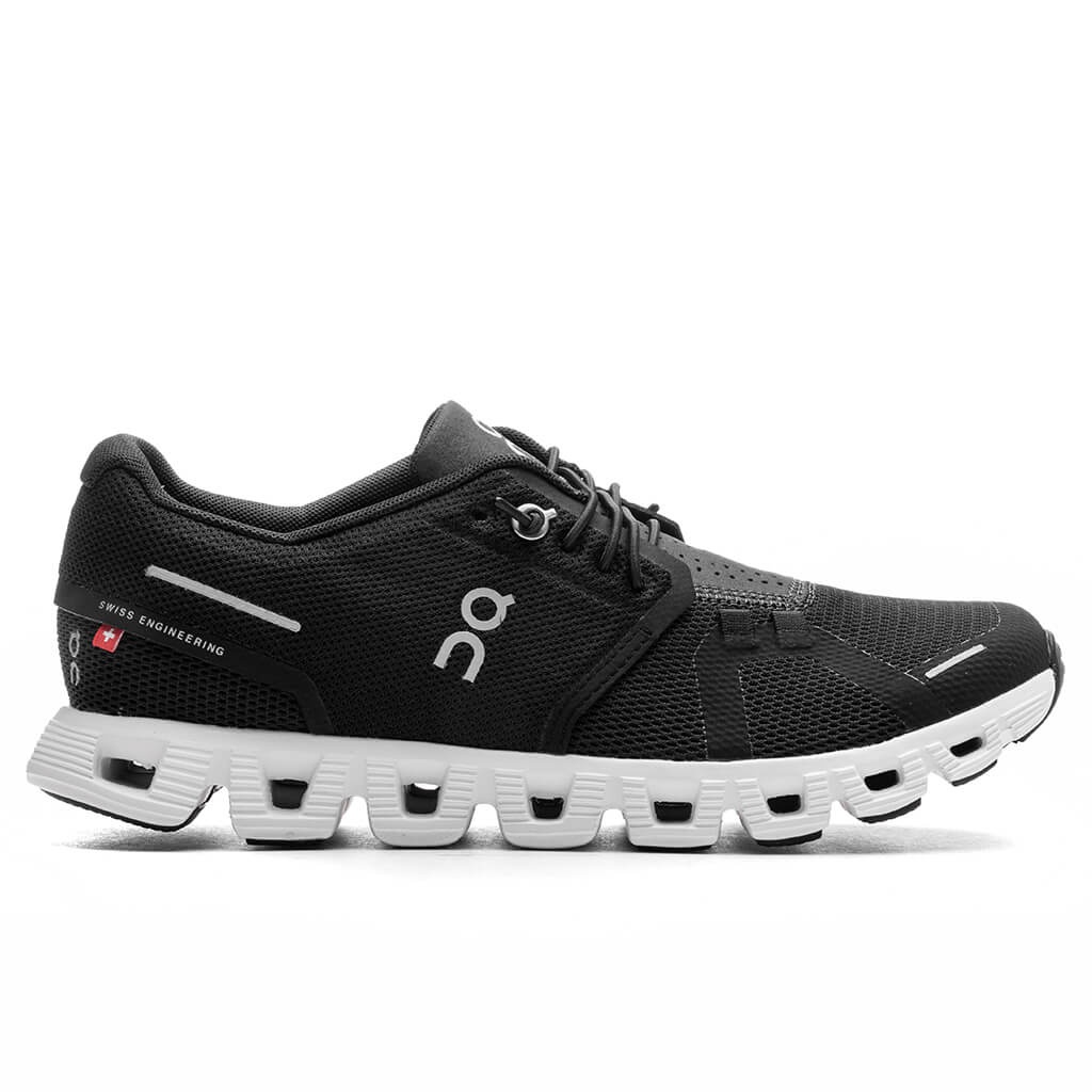 WOMEN'S CLOUD 5 - BLACK/WHITE - 1