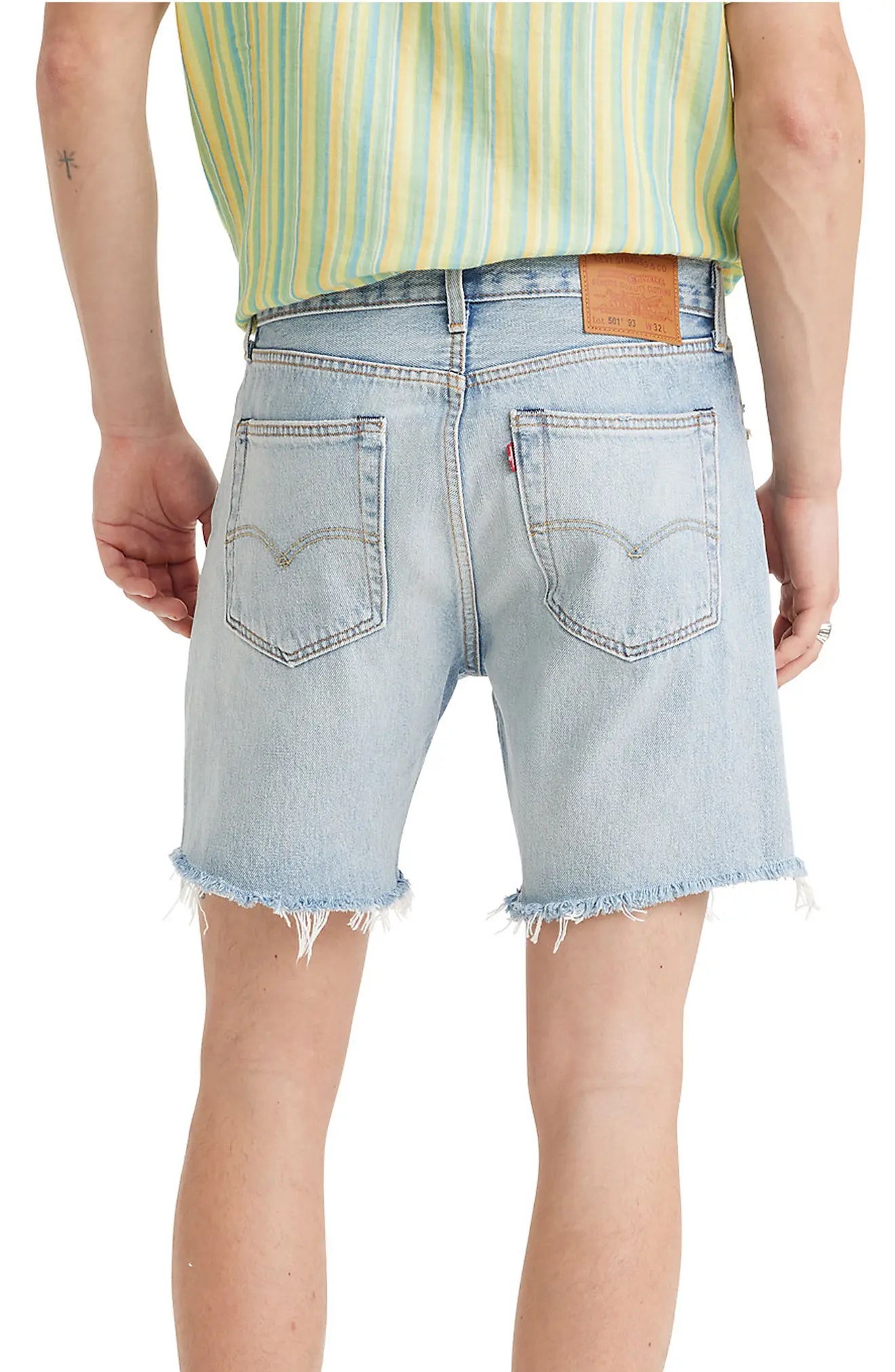 501 '93 Ripped Denim Shorts - 2