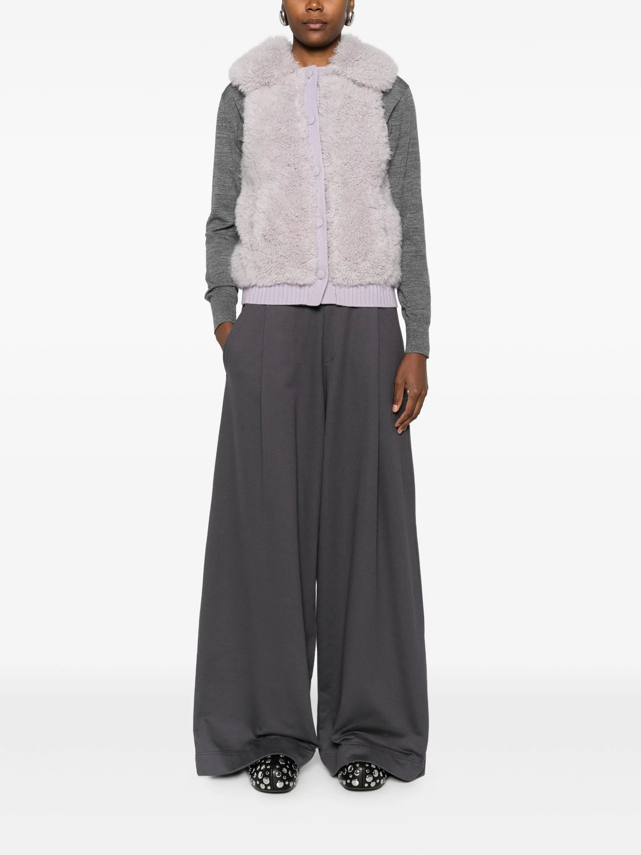 Yves Salomon Textured Gilet - 5