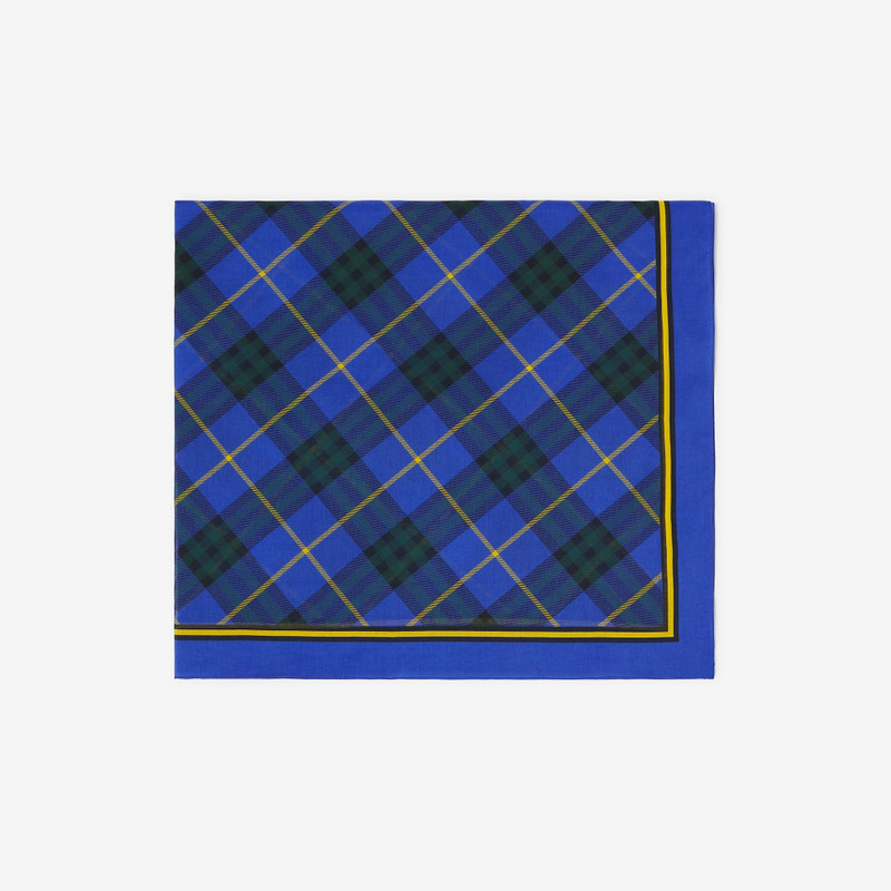 Check Cotton Scarf 1