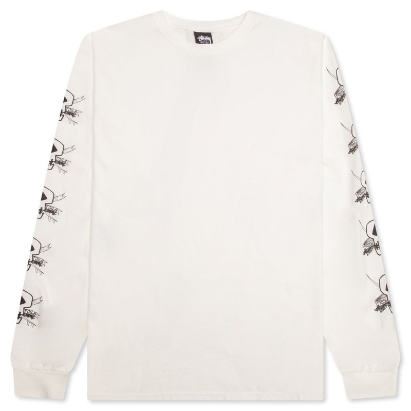 FOILS PIGMENT DYED L/S TEE - NATURAL - 1
