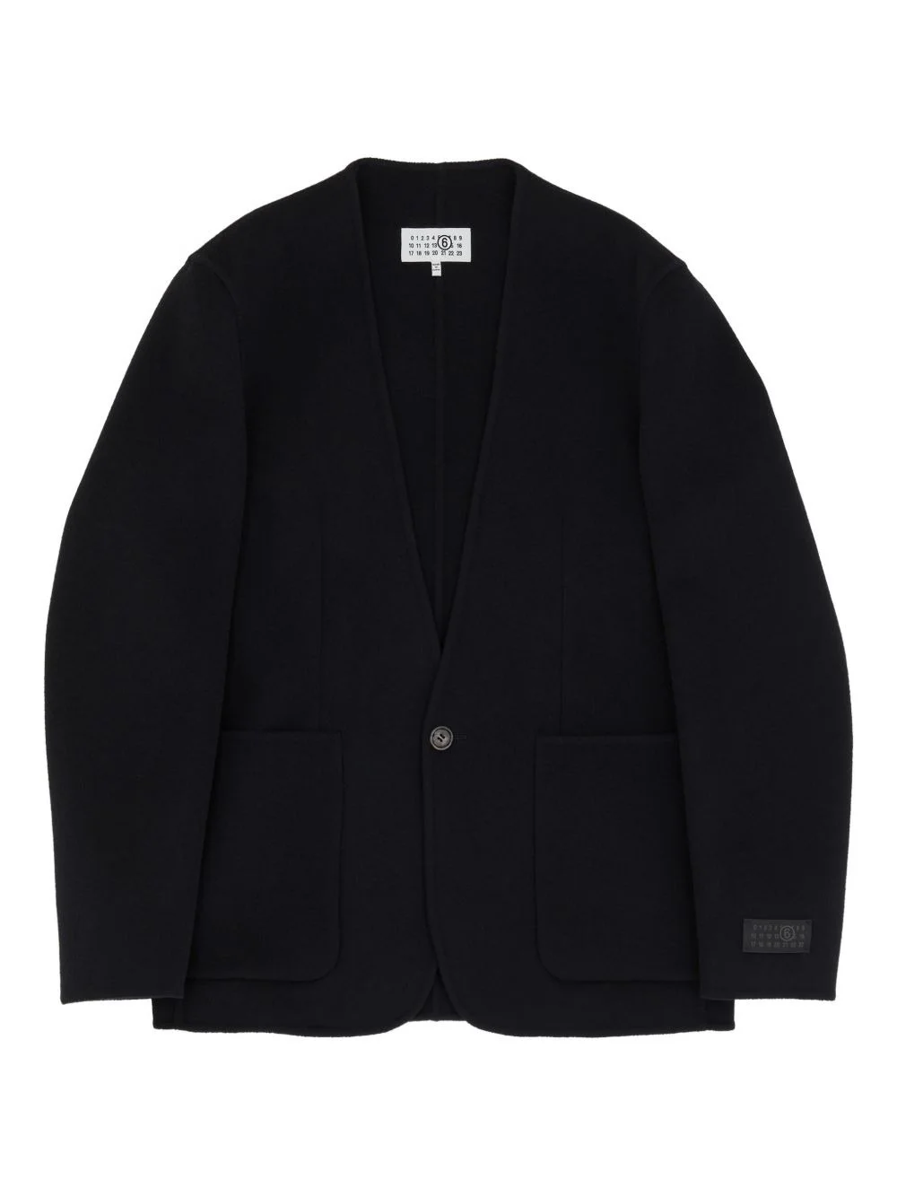 Single-breasted wool jacket - 1