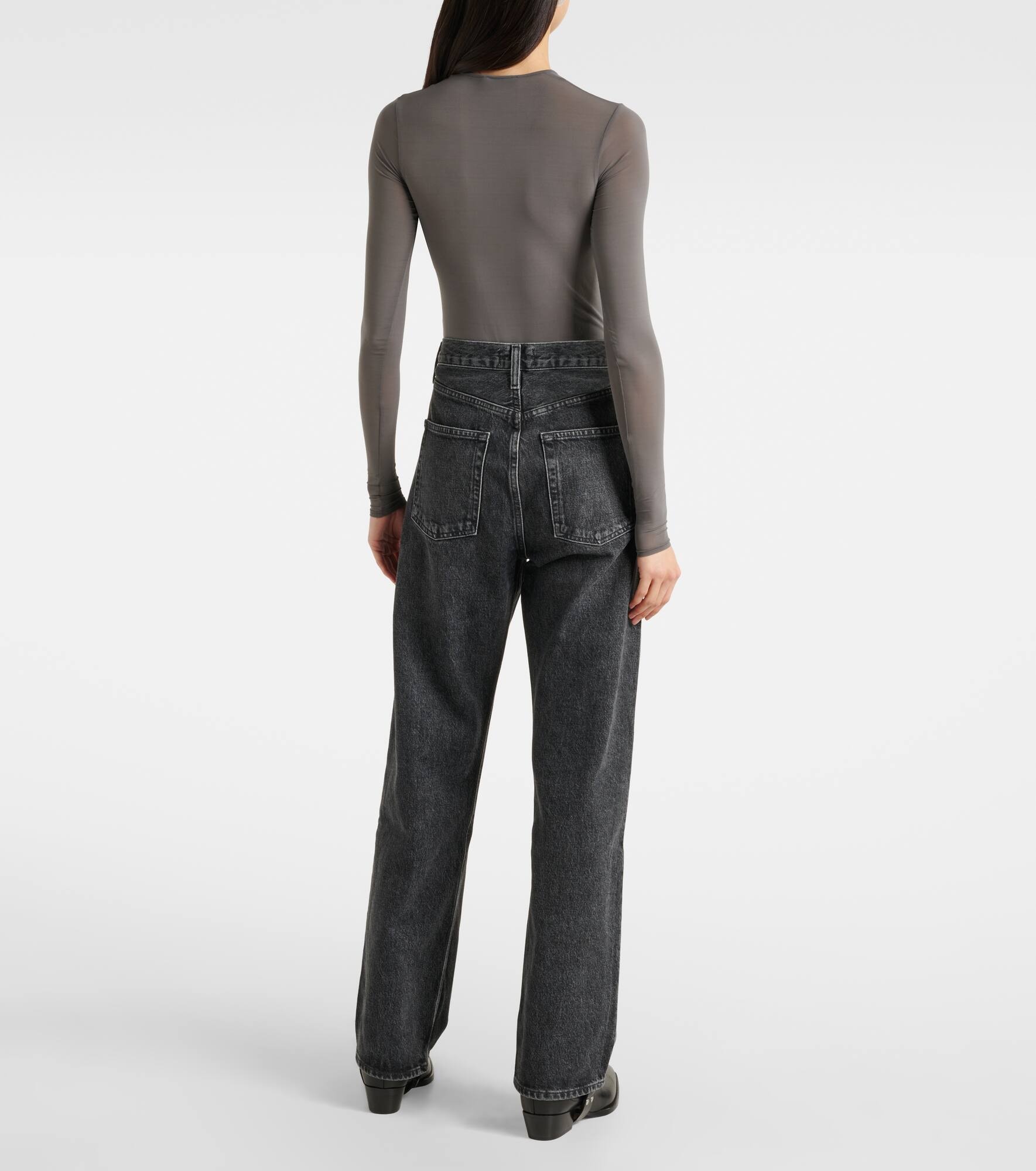 Kelly high-rise straight jeans - 3