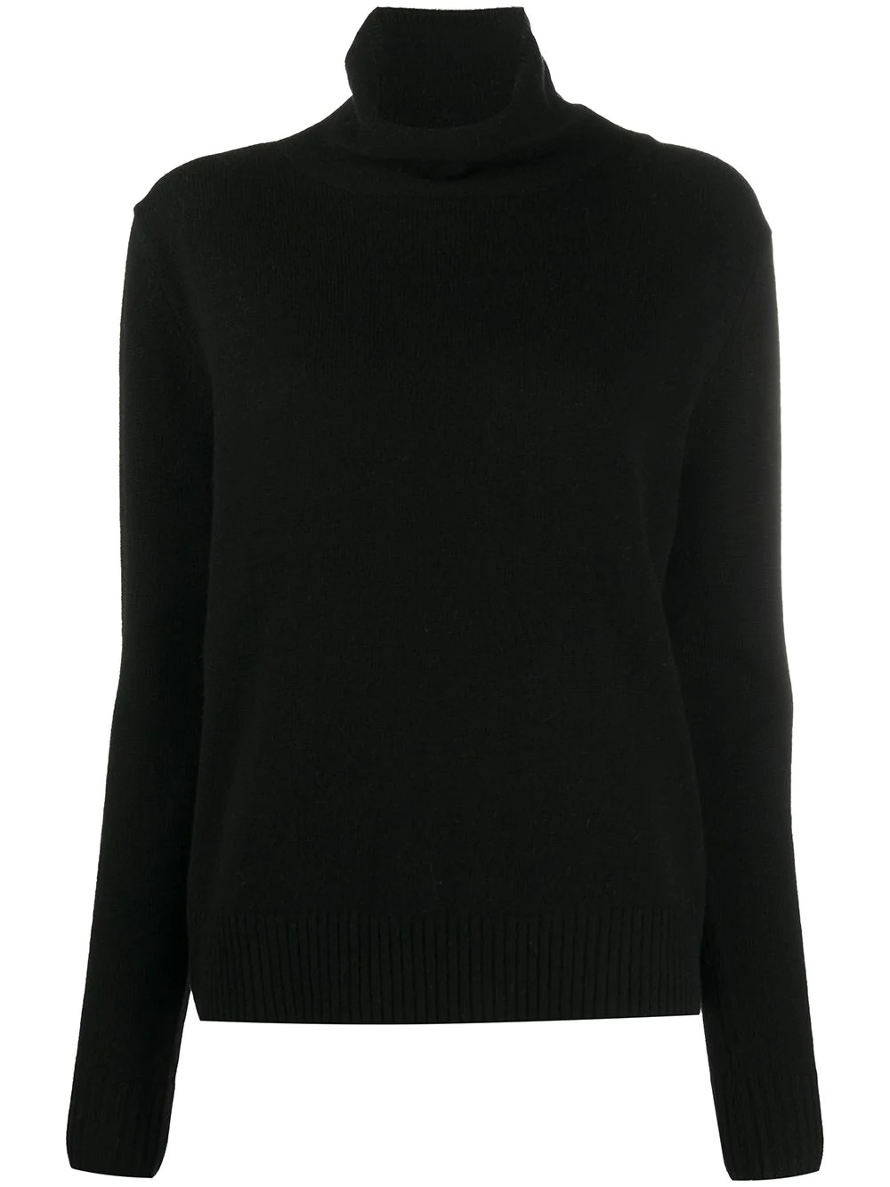 roll-neck fitted jumper - 1