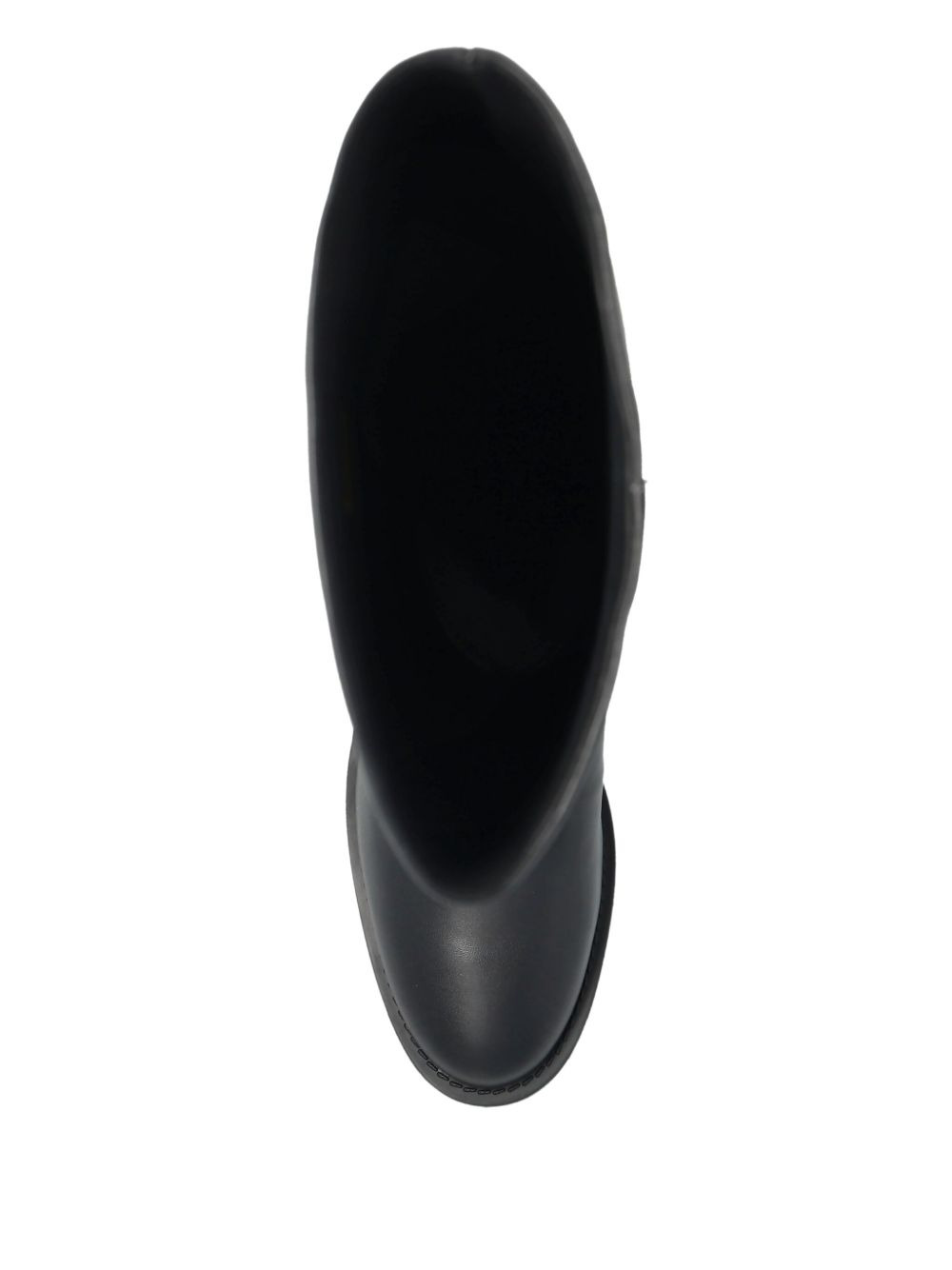 zip leather boots - 3
