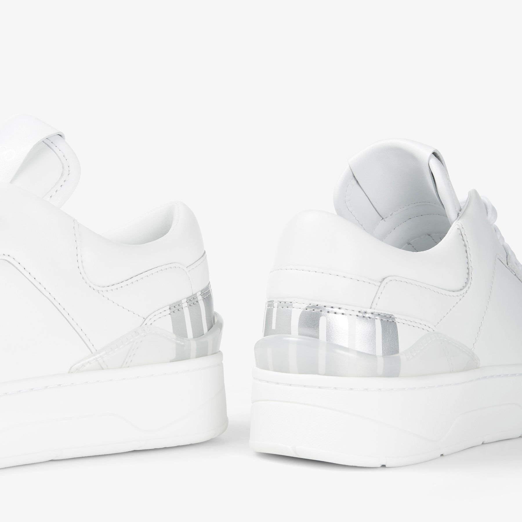 Florent/F
White Leather Trainers - 3