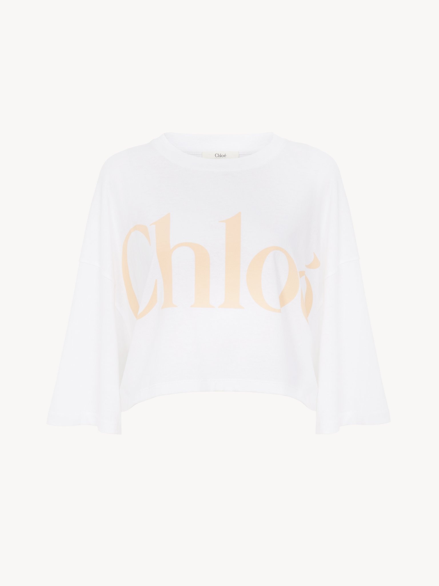 OVERSIZED CROPPED LOGO T-SHIRT IN COTTON JERSEY - 2